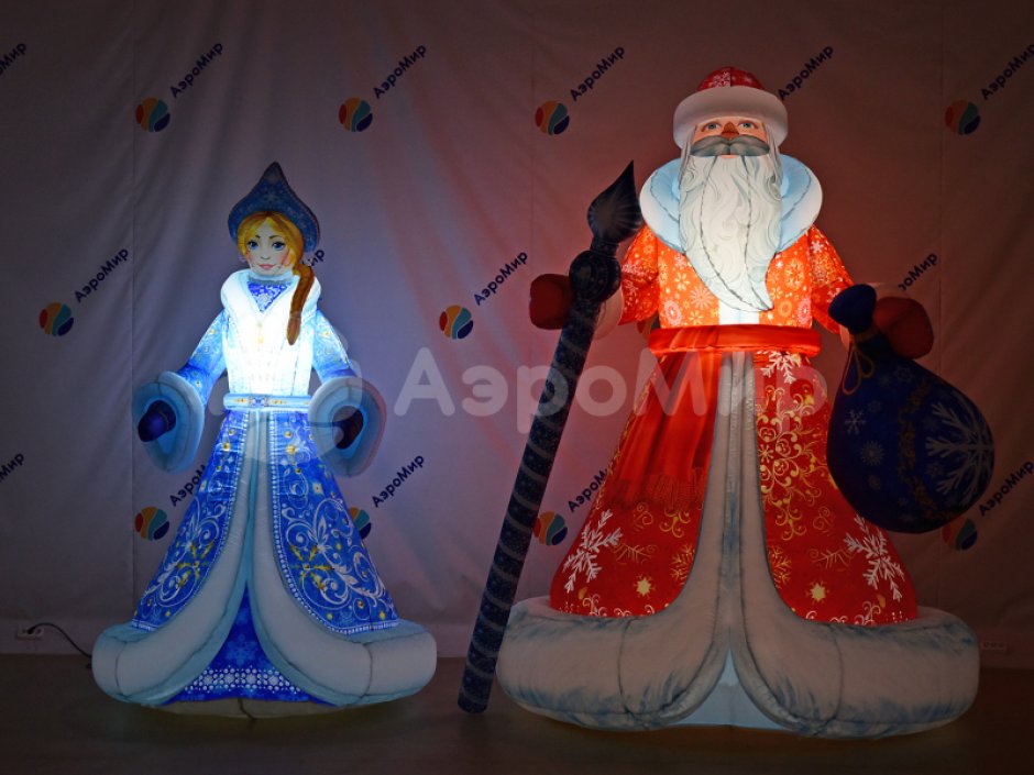 Надувная Снегурочка премиум 2.0