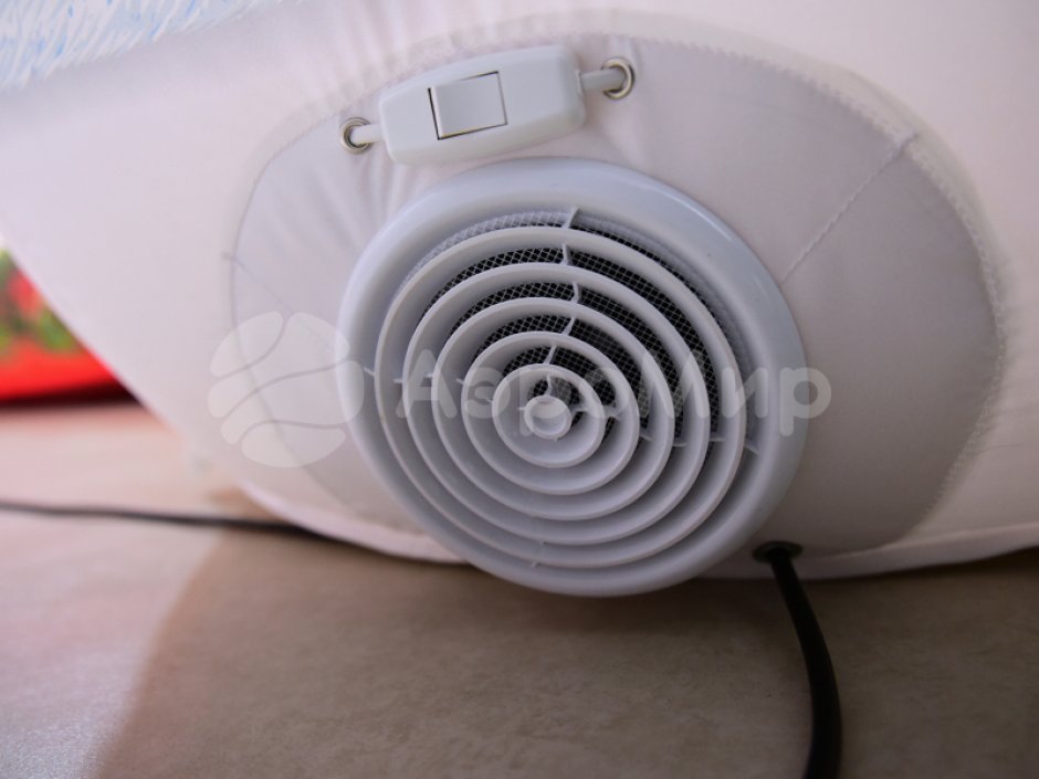 Надувной Снеговик в шапке для улицы с подсветкой