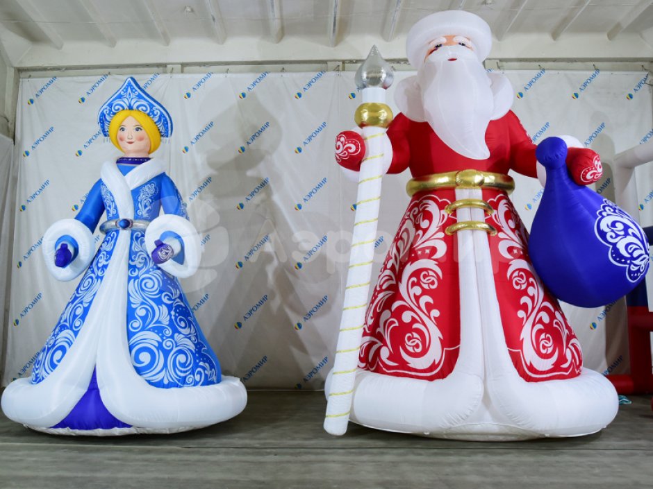 Надувная фигура Дед Мороз премиум — РАСПРОДАЖА (Снято с производства)