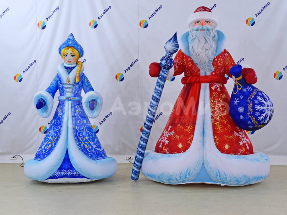 Надувная Снегурочка премиум 2.0