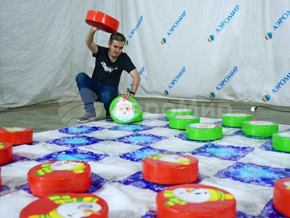 Гигантские шашки — 24 фигуры