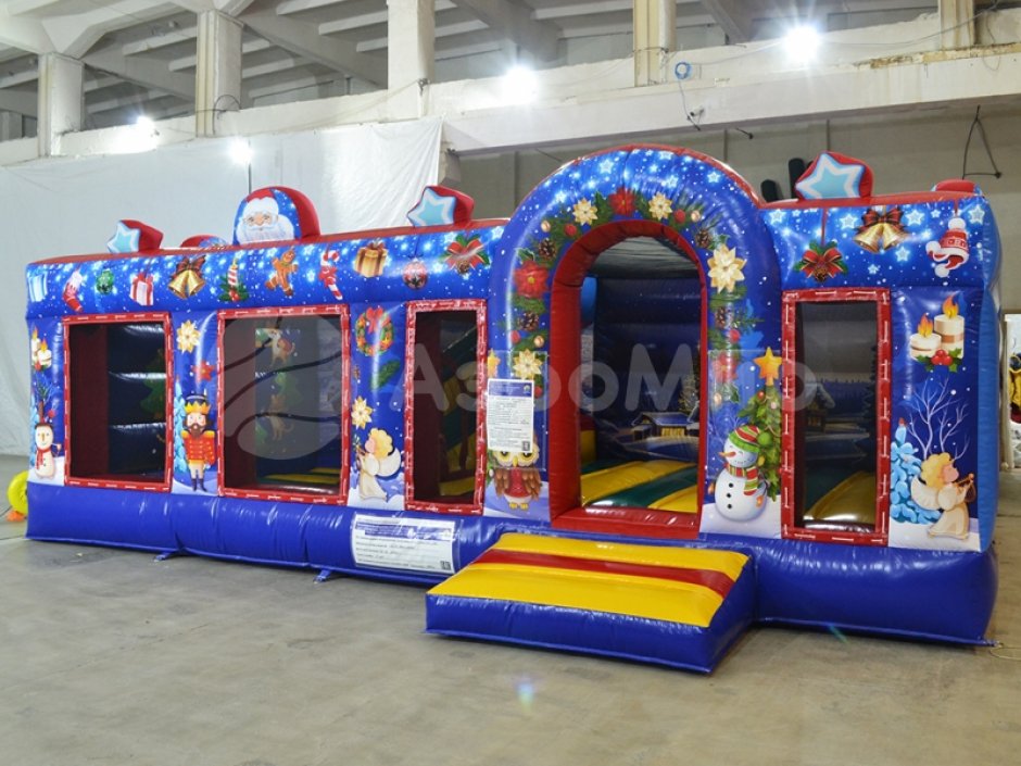 Надувной батут для бизнеса — Новогодняя сказка