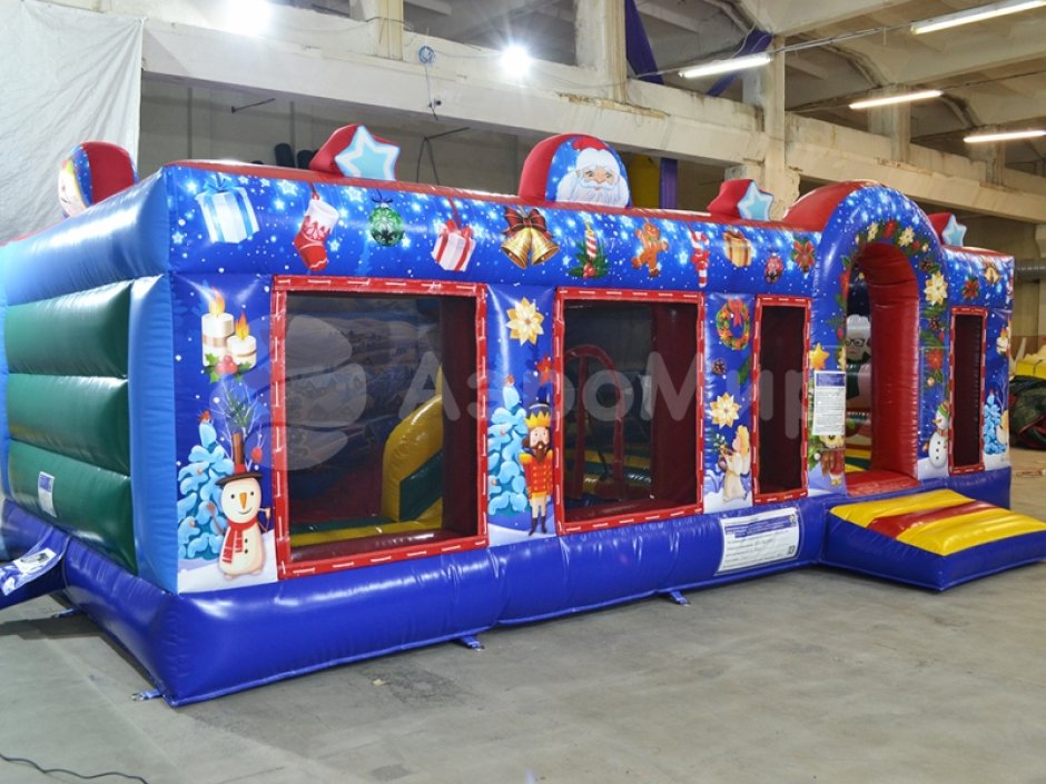 Надувной батут для бизнеса — Новогодняя сказка