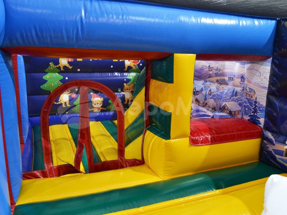 Надувной батут для бизнеса — Новогодняя сказка