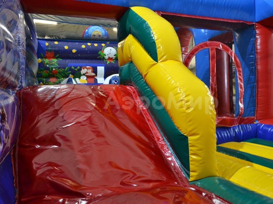 Надувной батут для бизнеса — Новогодняя сказка