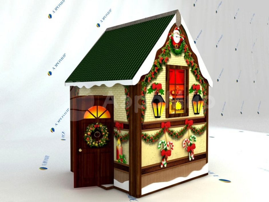 Новогодний домик Деда Мороза