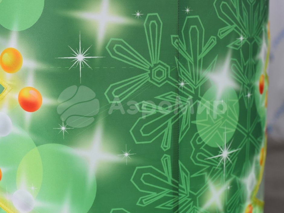 Новогодняя колонна — надувной световой столб