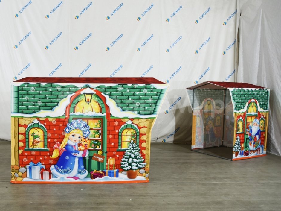 Новогодняя палатка на металлокаркасе