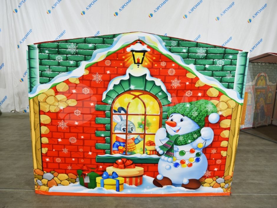 Новогодняя палатка на металлокаркасе