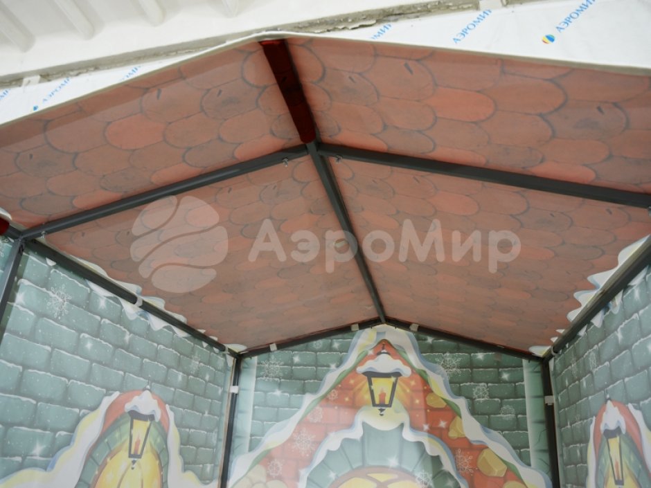 Новогодняя палатка на металлокаркасе