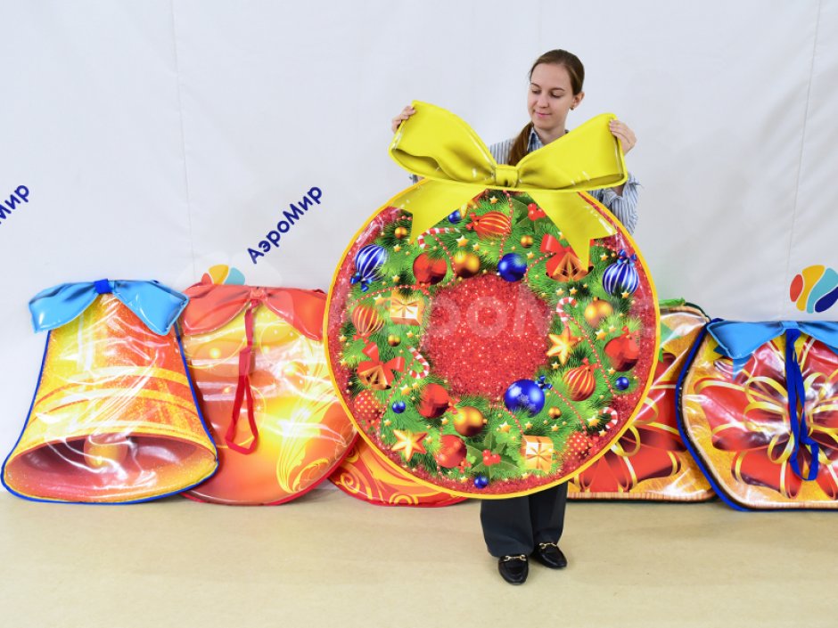 Подвесные новогодние игрушки для улицы