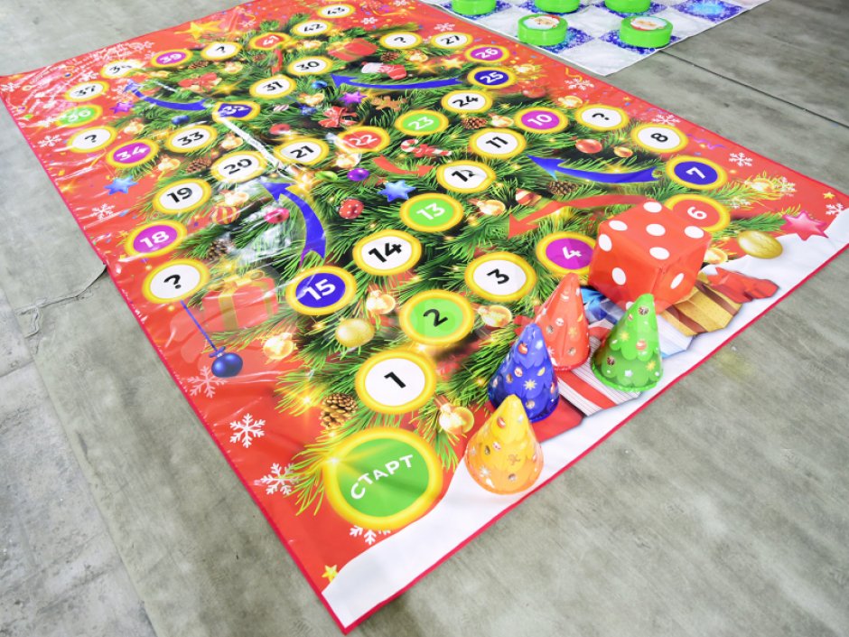 Напольная игра бродилка 3 х 4,5 м
