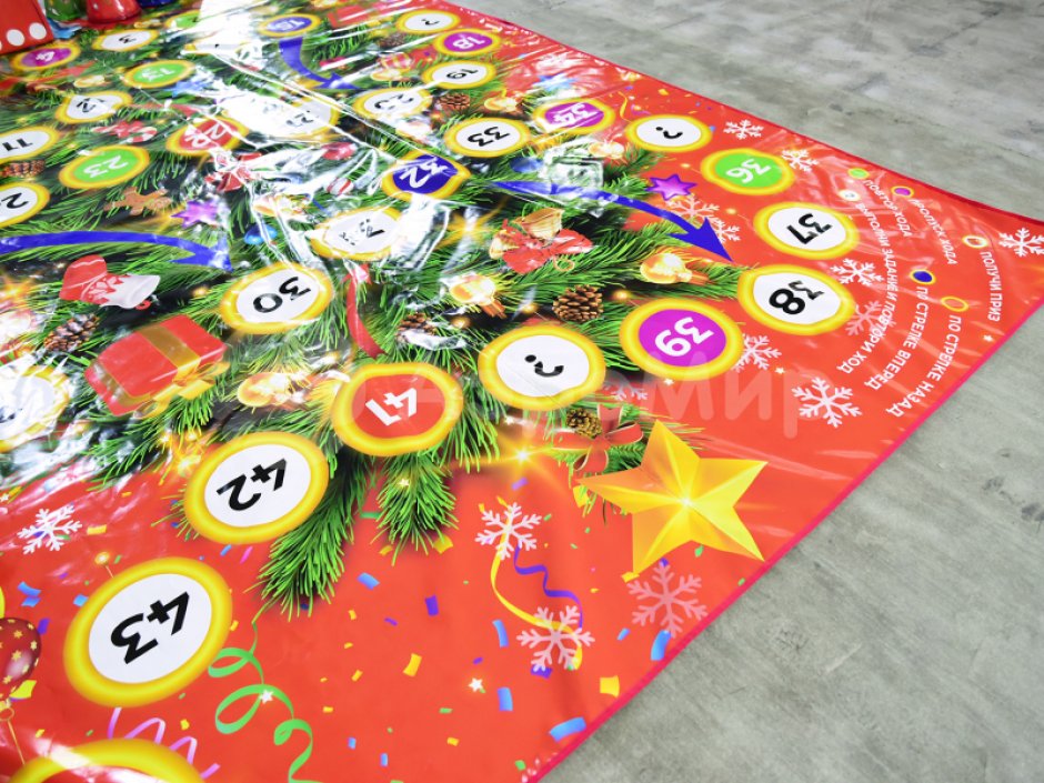 Напольная игра бродилка 3 х 4,5 м