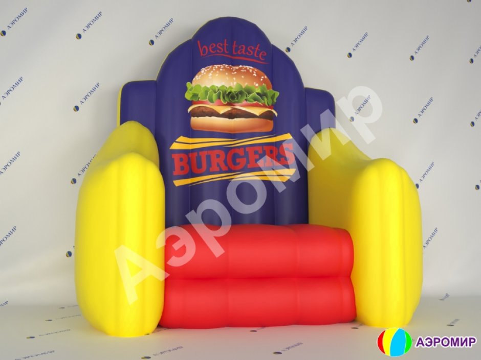 Огромный надувной диван — гигантские размеры для рекламы, выставки, шоу, отдыха и развлечения