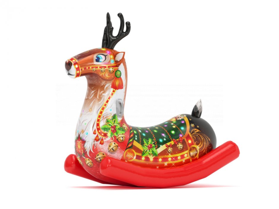 Надувная фигура качалка Олень