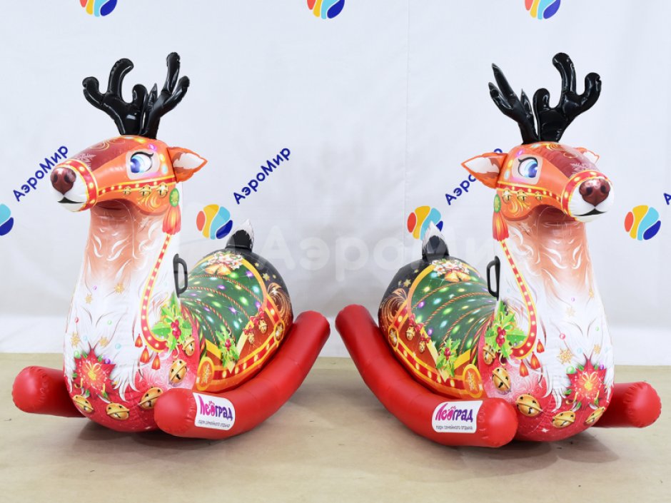 Надувная фигура качалка Олень