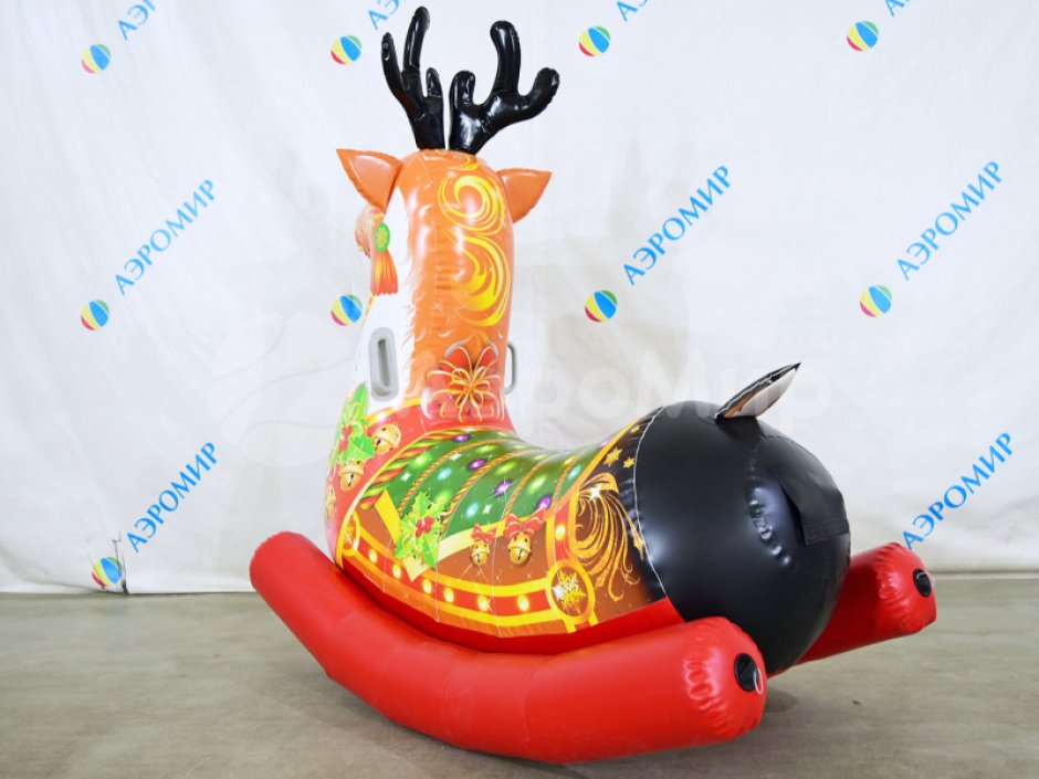 Надувная фигура качалка Олень