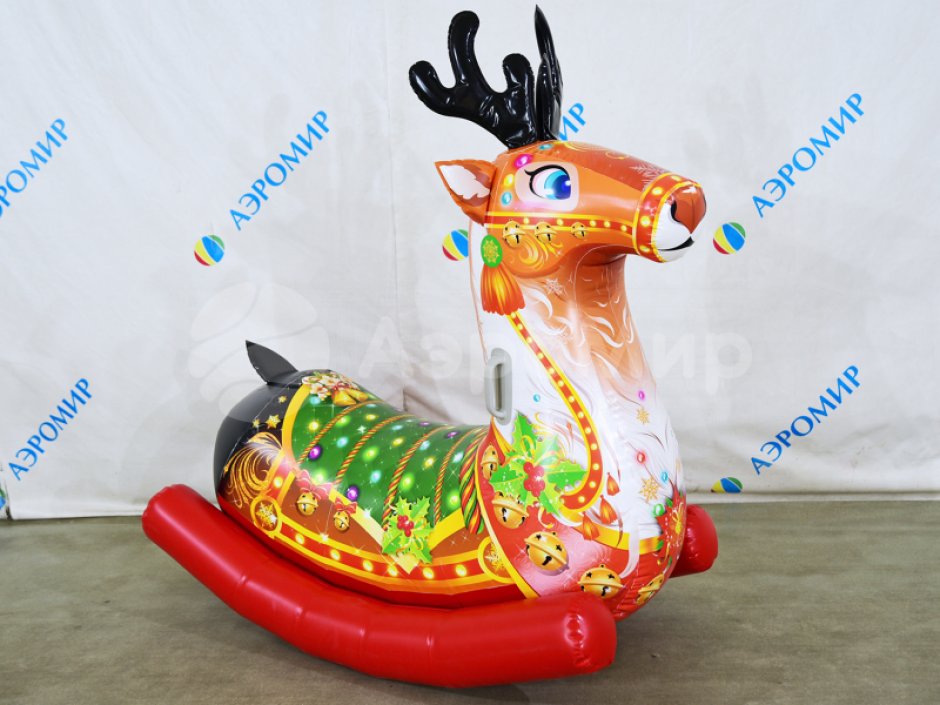 Надувная фигура качалка Олень