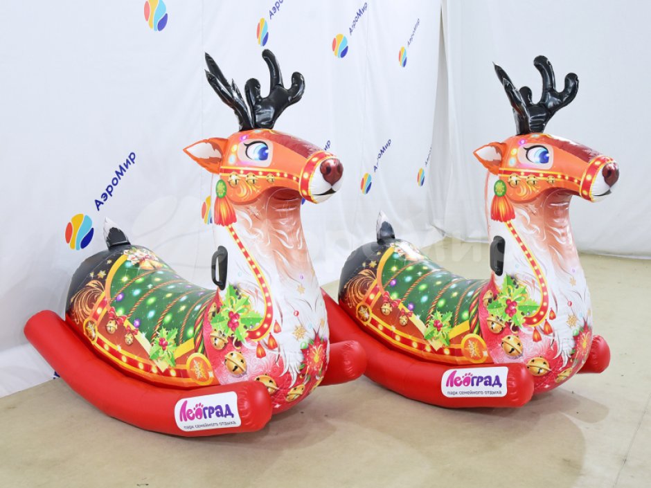 Надувная фигура качалка Олень