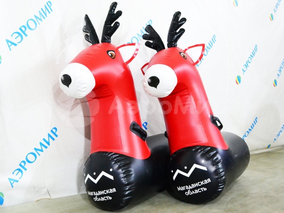 Командный реквизит Оленьи бега — для скачек и забегов, эстафет и развлечений