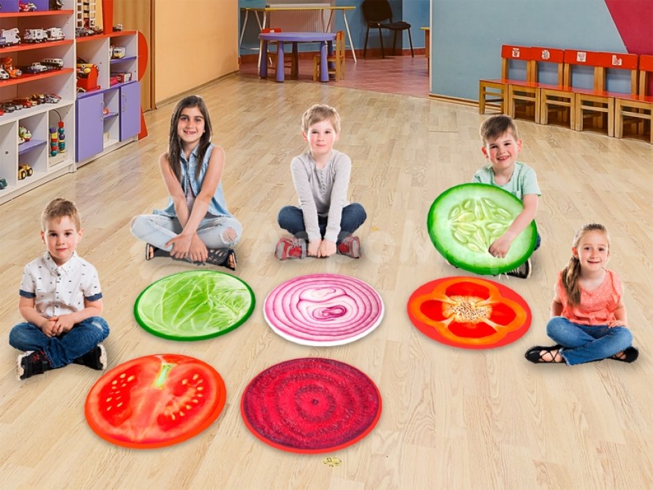 Мягкий игровой модуль Овощи