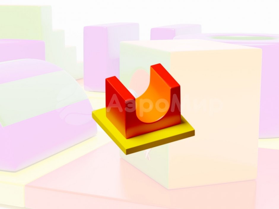 Мягкий игровой модуль Овраг - элемент мягкой полосы