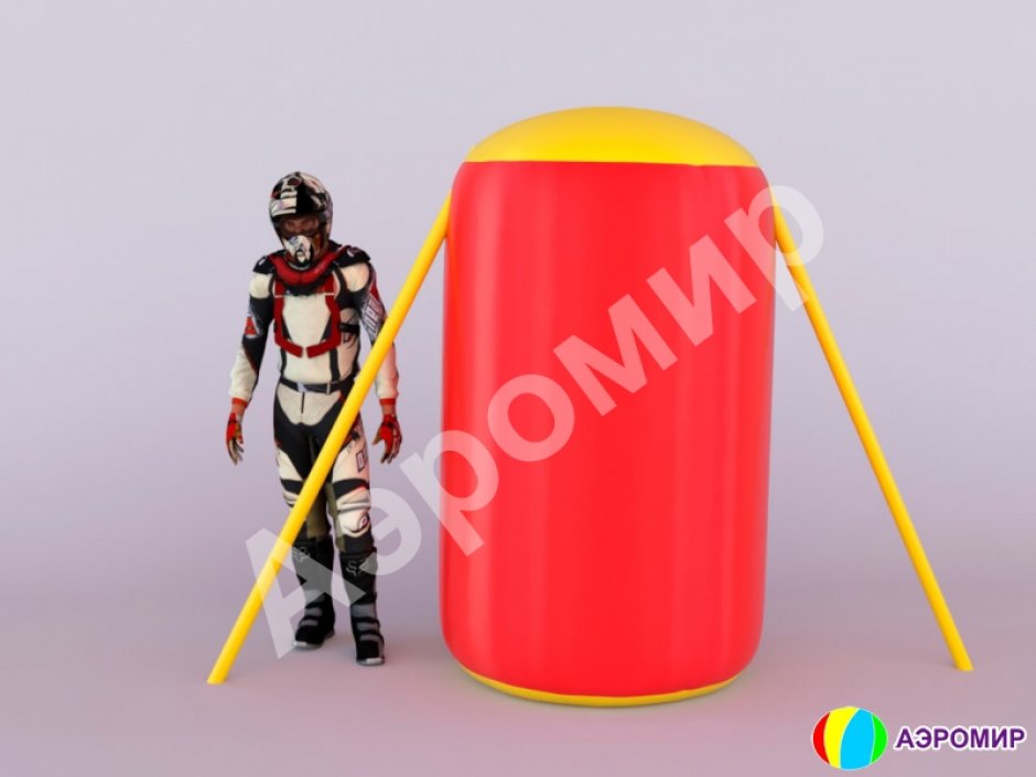 Надувная тактическая фигура Медуза (Medusa) для игры в пейнтбол, нёрф, лазертаг и арчеритаг