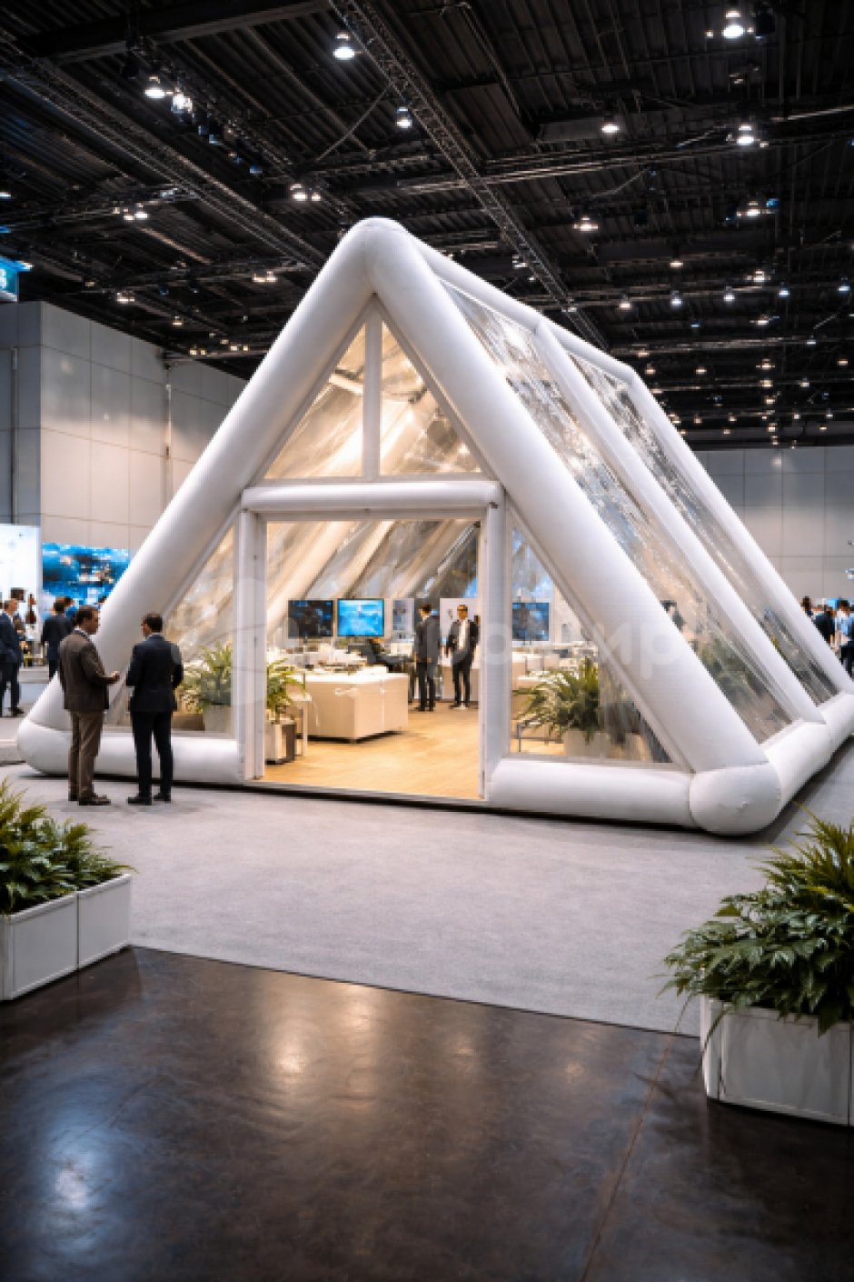 Надувная А-фрейм палатка