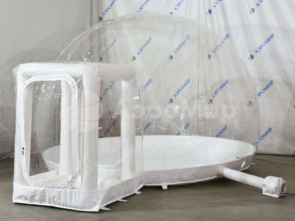 Прозрачная надувная палатка — бабл, шар, inflatable bubble tent