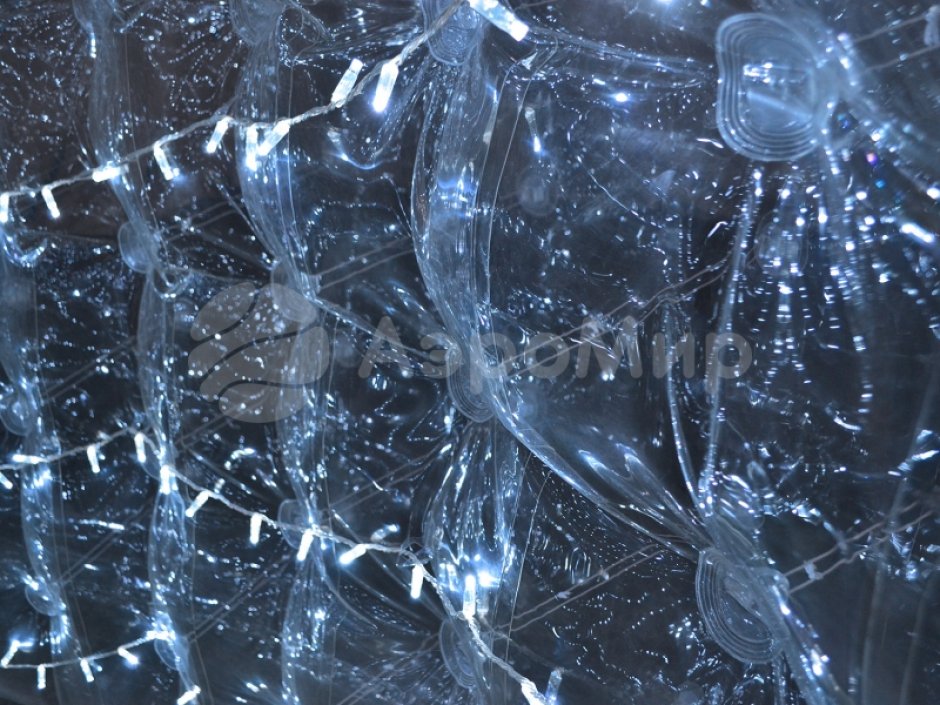 Праздничная фотозона Шатёр — прозрачная палатка с подсветкой