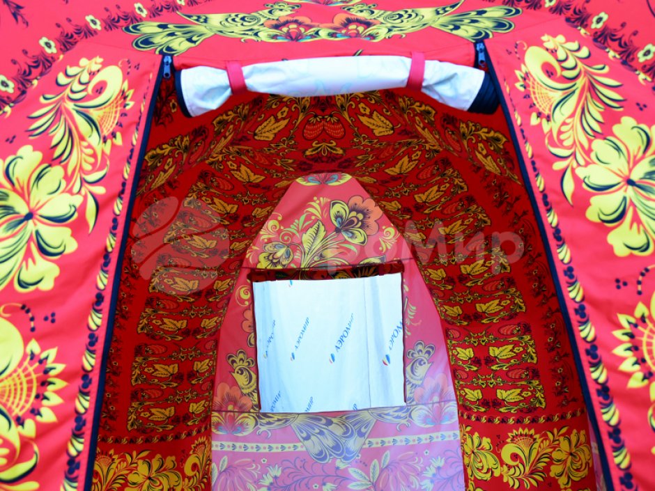 Надувная палатка — полная запечатка + декор