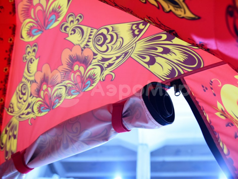 Надувная палатка — полная запечатка + декор