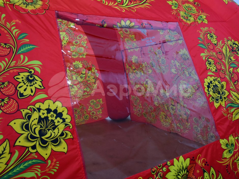 Надувная палатка Лайт — с нанесением печати