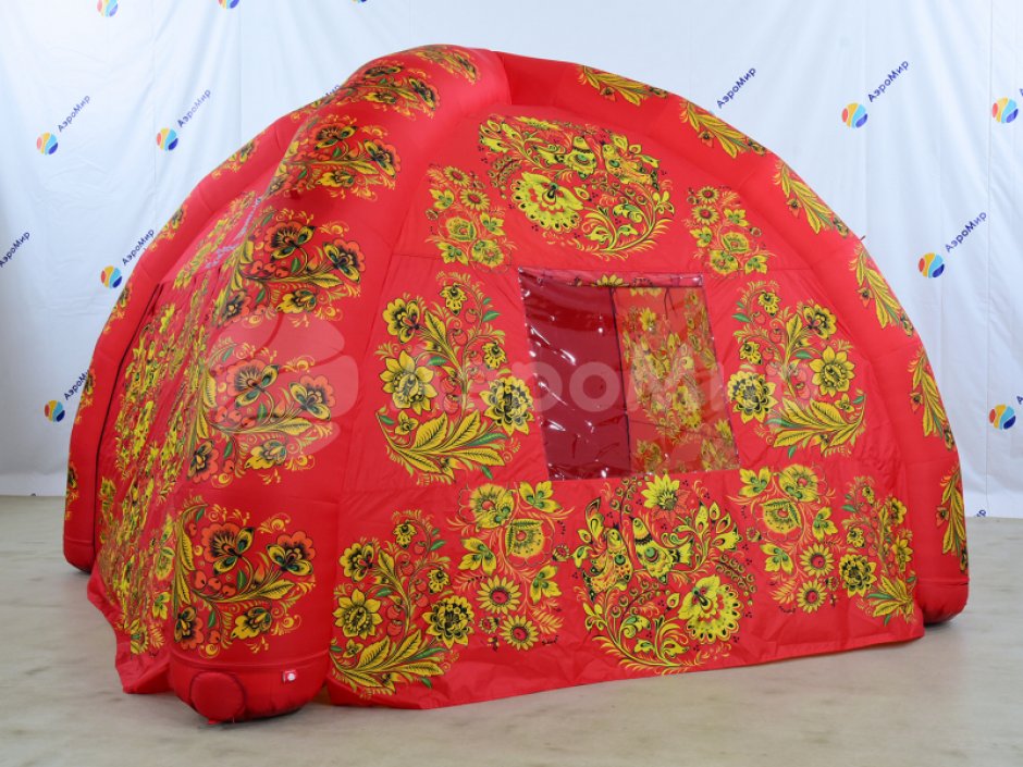 Надувная палатка Лайт — с нанесением печати