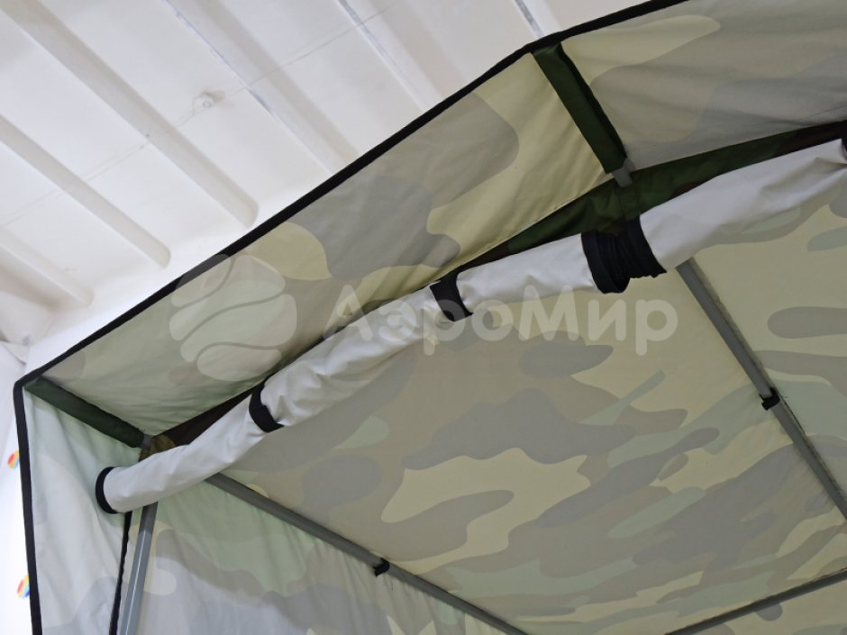 Каркасная палатка 2,0 х 2,0 м — металлокаркас, материал оксфорд + ПВХ