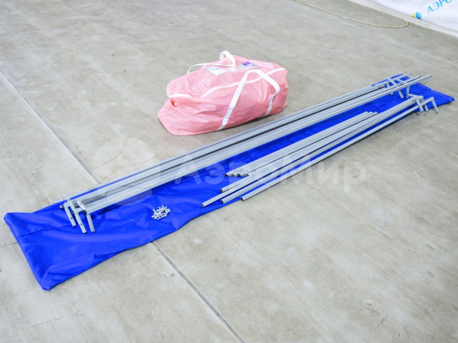 Каркасная палатка 2,5 х 2,5 м — металлокаркас, материал оксфорд + ПВХ