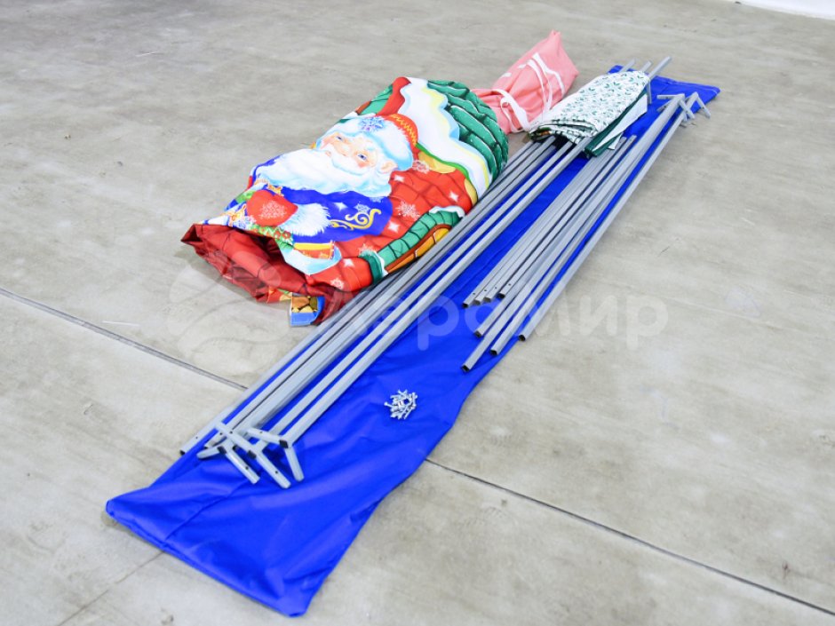 Новогодняя палатка на металлокаркасе