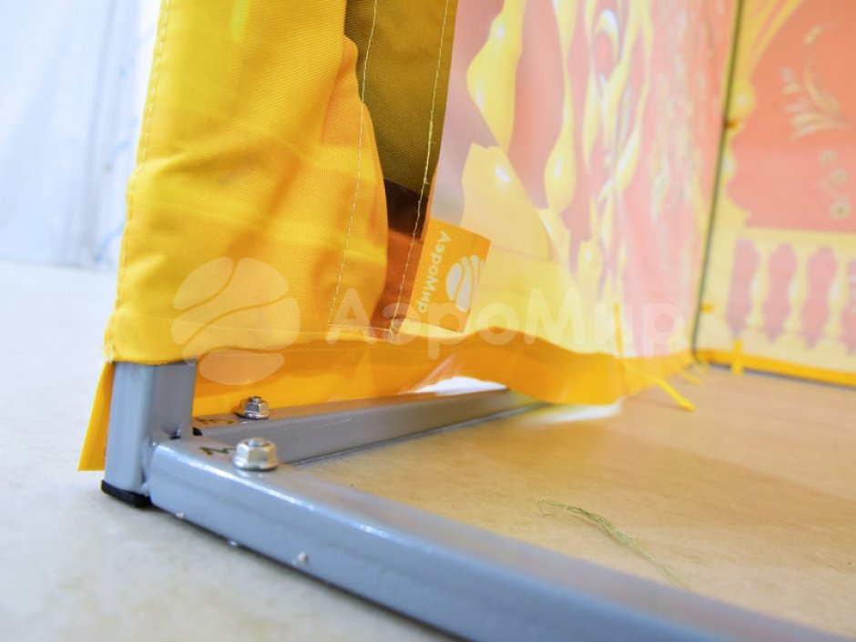 Каркасная палатка 2,5 х 2,5 м — металлокаркас, материал оксфорд + ПВХ