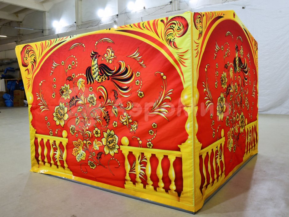 Каркасная палатка 2,5 х 2,5 м — металлокаркас, материал оксфорд + ПВХ