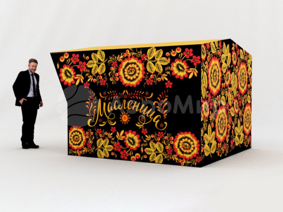 Каркасная палатка шатёр 2,7 х 2,7 м — металлокаркас, материал оксфорд + ПВХ