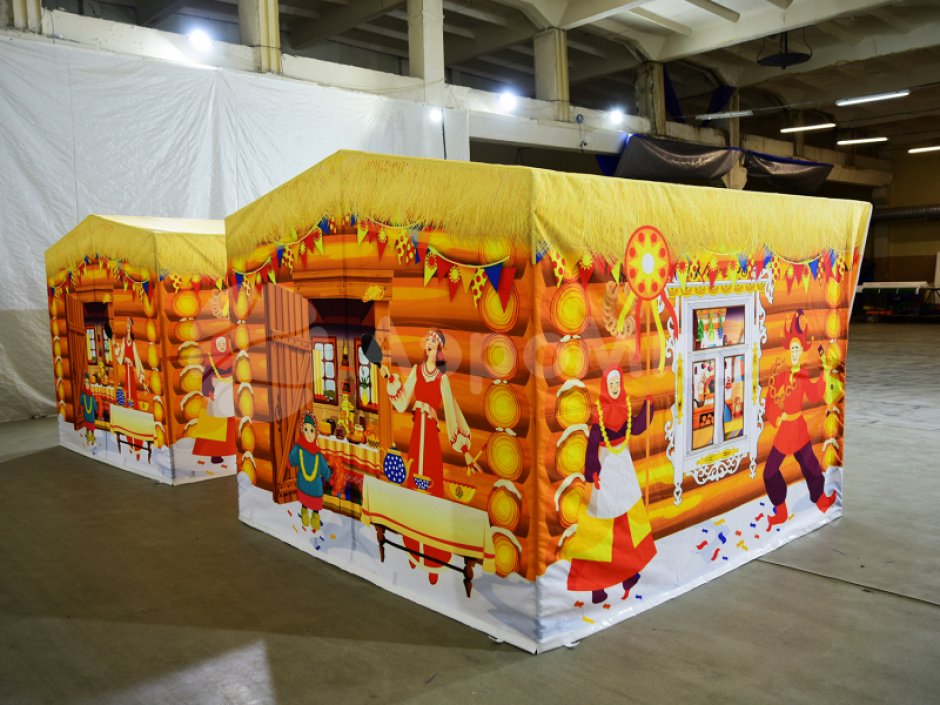 Каркасная палатка 2,5 х 2,5 м — металлокаркас, материал оксфорд + ПВХ