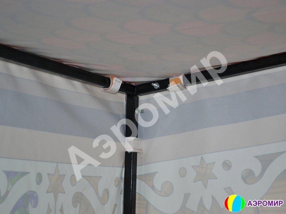 Каркасная палатка 2,0 х 2,0 м — металлокаркас, материал оксфорд + ПВХ