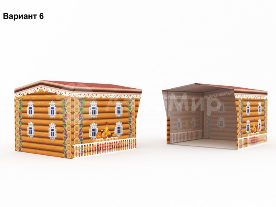 Каркасная палатка 2,5 х 2,5 м — металлокаркас, материал оксфорд + ПВХ