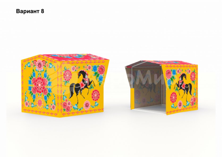 Каркасная палатка 2,0 х 2,0 м — металлокаркас, материал оксфорд + ПВХ