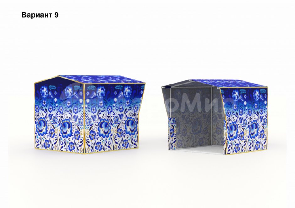 Каркасная палатка 2,0 х 2,0 м — металлокаркас, материал оксфорд + ПВХ