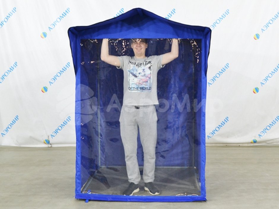 Каркасная палатка 1,4 х 1,4 м — металлокаркас, материал оксфорд + ПВХ