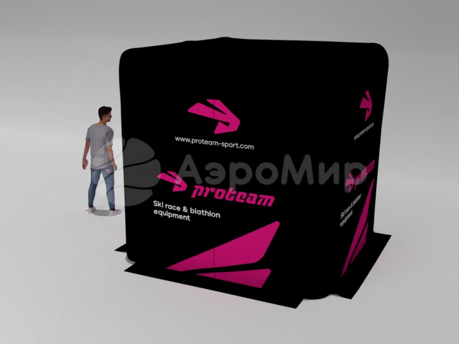 Квадратная надувная палатка