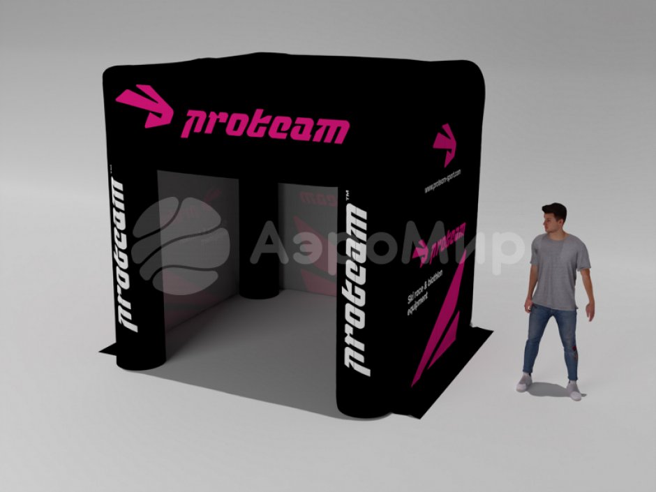 Квадратная надувная палатка