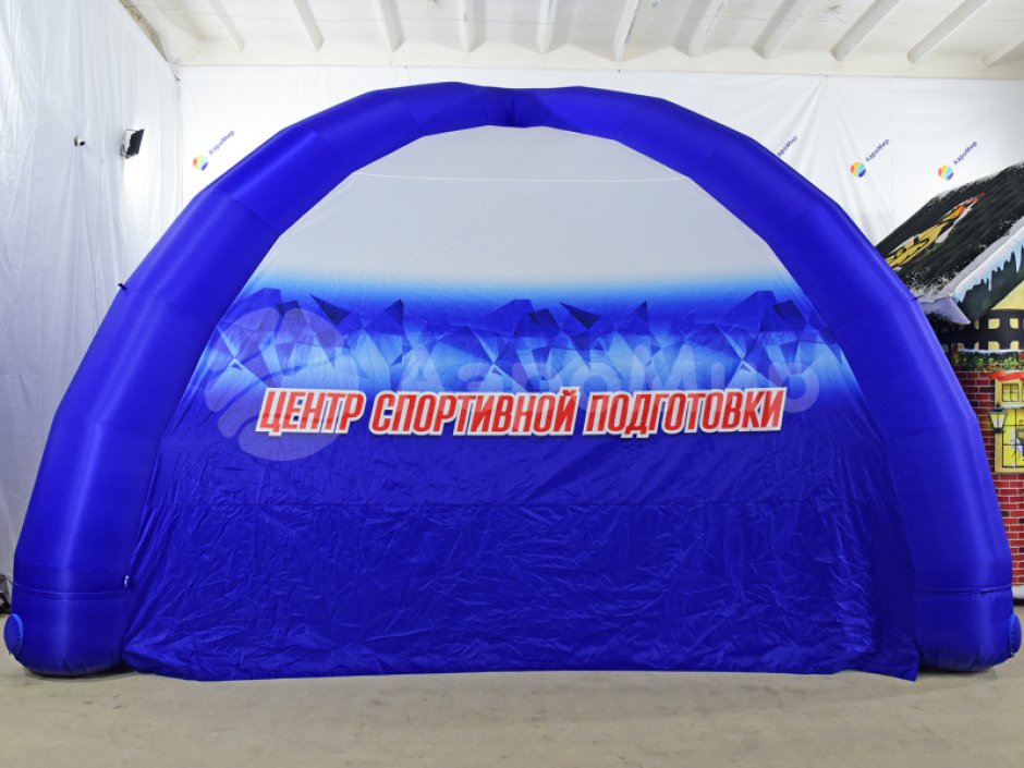 Надувная палатка Лайт — с нанесением печати