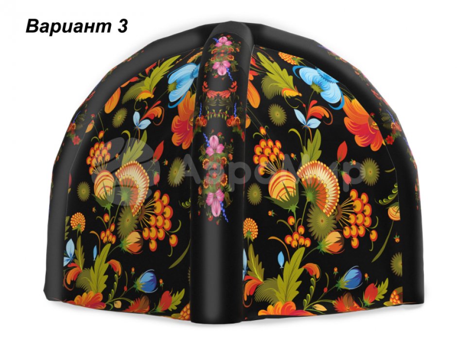 Надувная палатка Лайт — с нанесением печати